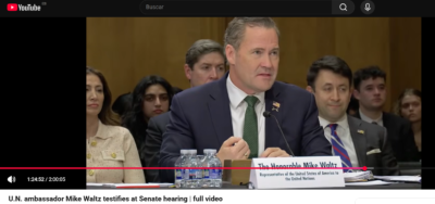 Ambassador Mike Waltz testifies before Senate panel about reforming the United Nations