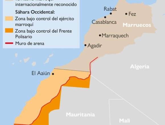 mapaSaharaOccidental Sáhara Occidental: por qué el conflicto sigue bloqueado pese a un marco jurídico claro