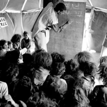 primeras_escuelas Sáhara Occidental: educación y organización, claves del Estado saharaui en el exilio