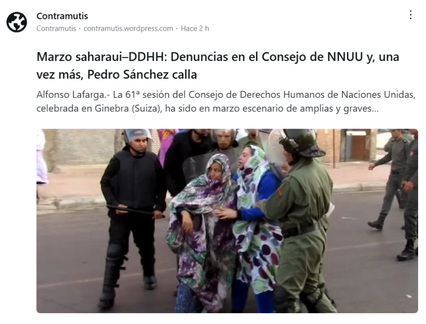 Sáhara Occidental: denuncias ante la ONU por violaciones de derechos humanos mientras España guarda silencio