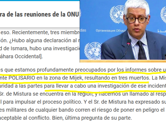 Naciones Unidas quiere investigar sobre el terreno el ataque en el que murieron Lahbib Mohamed Abdelaziz, Ghali Loushaa y Salek Mohsen