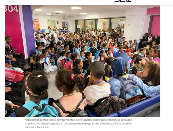 VACACIONES EN PAZ 2026 | Andalucía recibe a cerca de 600 niños y niñas saharauis para pasar el verano con familias de acogida