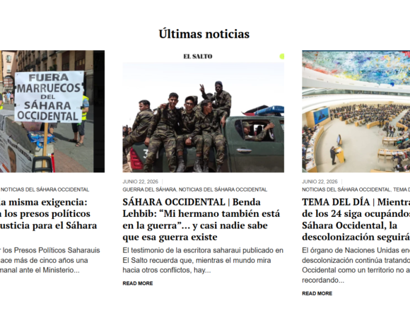 lectur23j LA LECTURA DEL DÍA — El Sáhara Occidental sigue recordando que la descolonización no pertenece al pasado