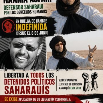 HM_Q9EXXEAAiJTt LECTURA DEL DÍA | El Sáhara Occidental entre la vida de Naâma Asfari, la cárcel y la normalización de la ocupación