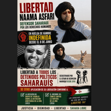 LIBRENaama LECTURA DEL DÍA | Naâma Asfari, la voz saharaui y una memoria que no se borra
