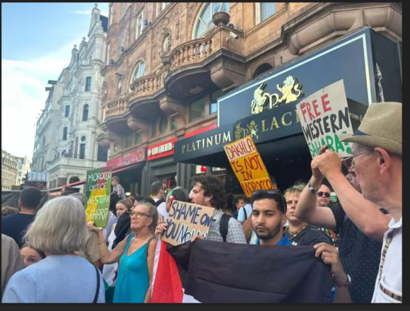 erwderf ACTUALIDAD SAHARAUI | La Odisea de Christopher Nolan llega a Londres entre protestas por su rodaje en Dajla ocupada