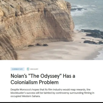 TEMA DEL DÍA | “La Odisea” de Christopher Nolan tiene un problema de colonialismo en el Sáhara Occidental