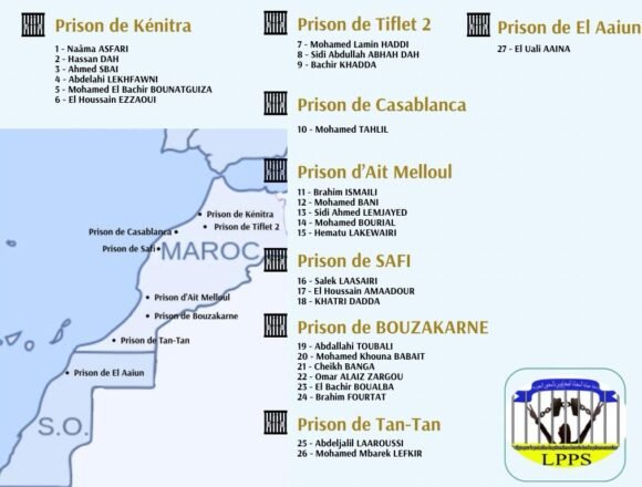 photo_2026-07-10_12-01-12 TEMA DEL DÍA | 27 nombres, ocho cárceles: el mapa de la dispersión de los presos políticos saharauis