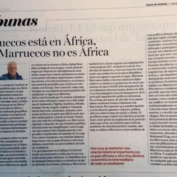 Noticias de Navarra 13 agosto Marruecos está en África, pero Marruecos no es África | Carlos Cristóbal, hoy en Diario de Noticias de Navarra