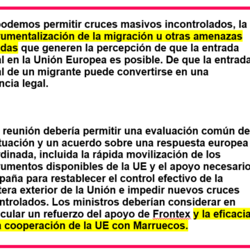 Carta22Europa2 ANÁLISIS | Ceuta cambia de escala: Europa habla de «amenaza híbrida» y mira a Marruecos