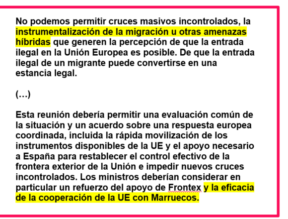 ANÁLISIS | Ceuta cambia de escala: Europa habla de «amenaza híbrida» y mira a Marruecos