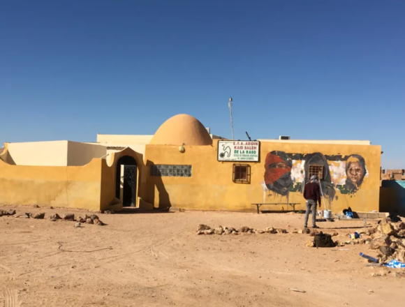 GrafitiEscuelaCine MEMORIA VISUAL SAHARAUI | El mural de Borondo que el desierto fue borrando