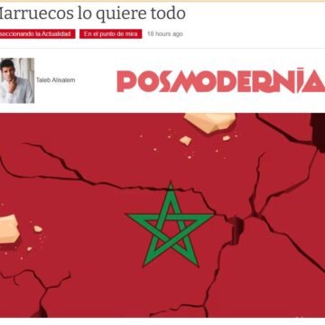 LECTURA RECOMENDADA | Taleb Alisalem: «Marruecos lo quiere todo»