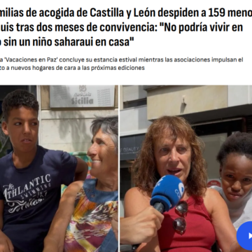 Vacaciones en Paz empieza a despedirse: los niños saharauis regresan a unos campamentos donde nada esencial ha cambiado