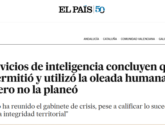 elpais2 OPINIÓN | Ceuta: EL PAÍS dice que Marruecos no organizó la Marcha Verde marítima. ¿Nos lo creemos?