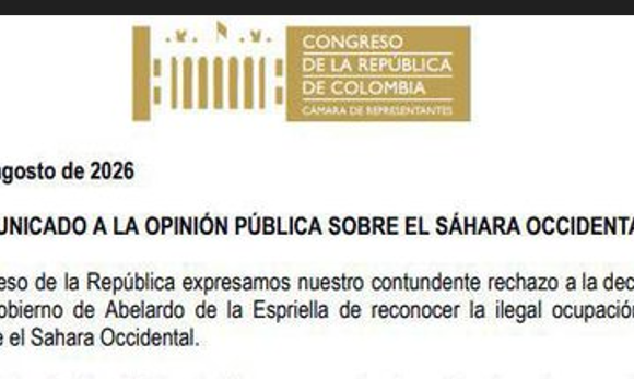 sedebia Colombia no habla con una sola voz: más de 40 congresistas rechazan el giro contra la República Saharaui