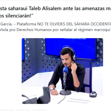 taleb alisalem «¡No nos silenciarán! Seguimos»: Taleb Alisalem responde a las amenazas y al acoso