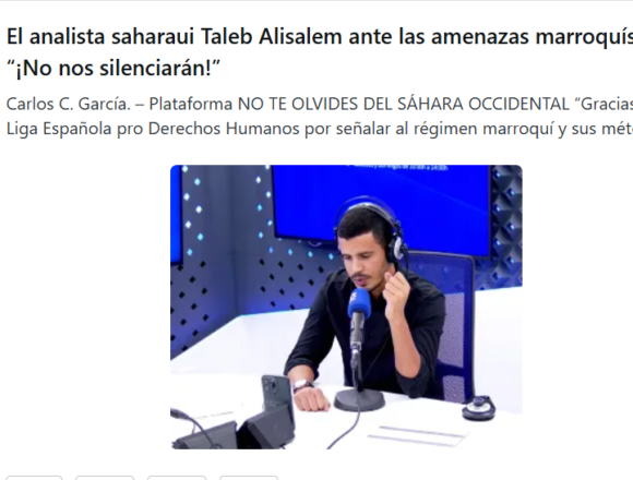 «¡No nos silenciarán! Seguimos»: Taleb Alisalem responde a las amenazas y al acoso