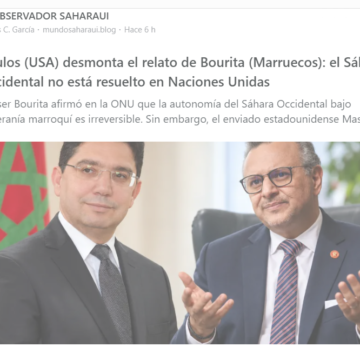 BoulosMarruecos OPINIÓN | Boulos (USA) desmonta el relato de Bourita (Marruecos): el Sáhara Occidental no está resuelto en Naciones Unidas