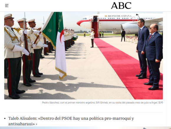 Taleb Alisalem analiza en ABC el difícil equilibrio de España entre Argelia, el Sáhara Occidental y Marruecos