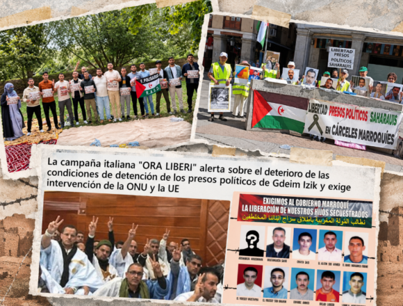 Sáhara Occidental | Gdeim Izik rompe el aislamiento: la huelga de hambre moviliza apoyos en Francia, Italia y Madrid