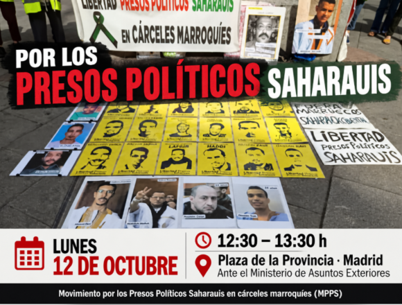 Sáhara Occidental | Este lunes en Madrid: una hora por los presos de Gdeim Izik