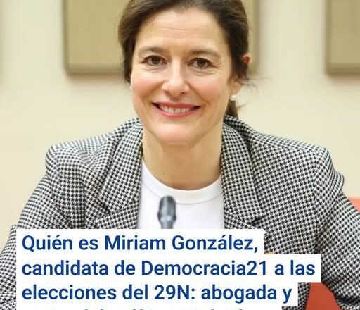 Miriam González entra en la carrera electoral del 29N con un pasado profesional ligado al negocio marroquí de los fosfatos en el Sáhara Occidental