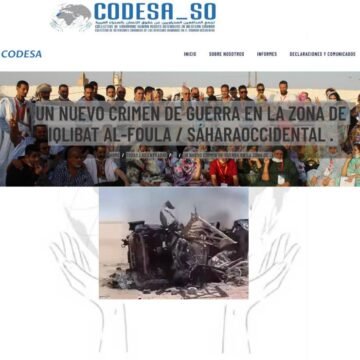 CODESA identifica al mauritano muerto en Iqlibat al-Foula y atribuye el bombardeo al ejército marroquí