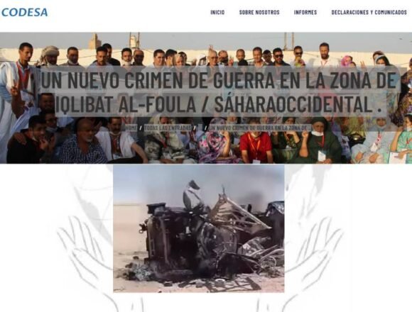codesa4 CODESA identifica al mauritano muerto en Iqlibat al-Foula y atribuye el bombardeo al ejército marroquí