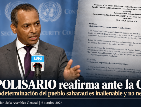 collagesidiomar El POLISARIO reafirma ante la ONU que la autodeterminación del pueblo saharaui es «inalienable y no negociable»