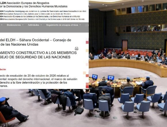 Sáhara Occidental | Juristas europeos advierten a la ONU de que el proyecto estadounidense pone en riesgo la descolonización