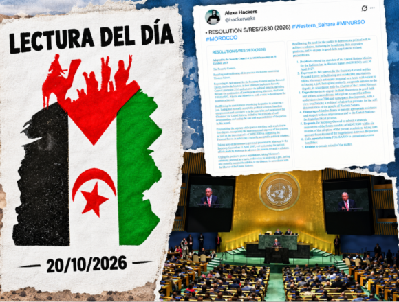 Sáhara Occidental – Consejo de Seguridad | Comienza la guerra de los borradores antes del 31 de octubre