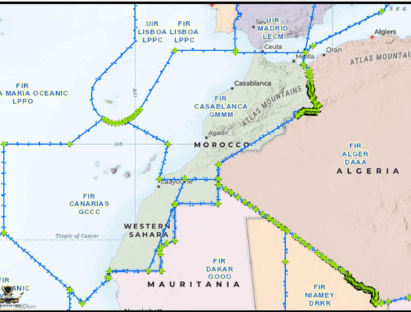 espacioaéreoSaharaOccidental Sáhara Occidental | Los 266.000 km² de espacio aéreo que España todavía controla desde Canarias medio siglo después