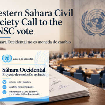 f7f9d02f-6b7c-455c-bc66-974aa747f184 (1) Sáhara Occidental | Organizaciones de la sociedad civil llaman al Consejo de Seguridad a completar la descolonización
