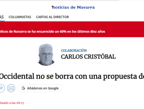 OPINIÓN | «El Sáhara Occidental no se borra con una propuesta de EEUU», hoy en Noticias de Navarra