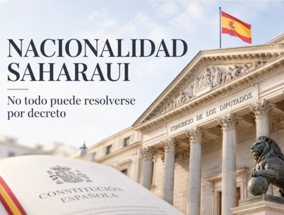 notodopuededecreto Nacionalidad saharaui: no todo puede resolverse por decreto en la Diputación Permanente