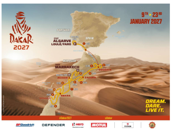 El Dakar 2027 anuncia un recorrido por el Sáhara Occidental ocupado y reabre una polémica que ya llegó a la ONU en 2001